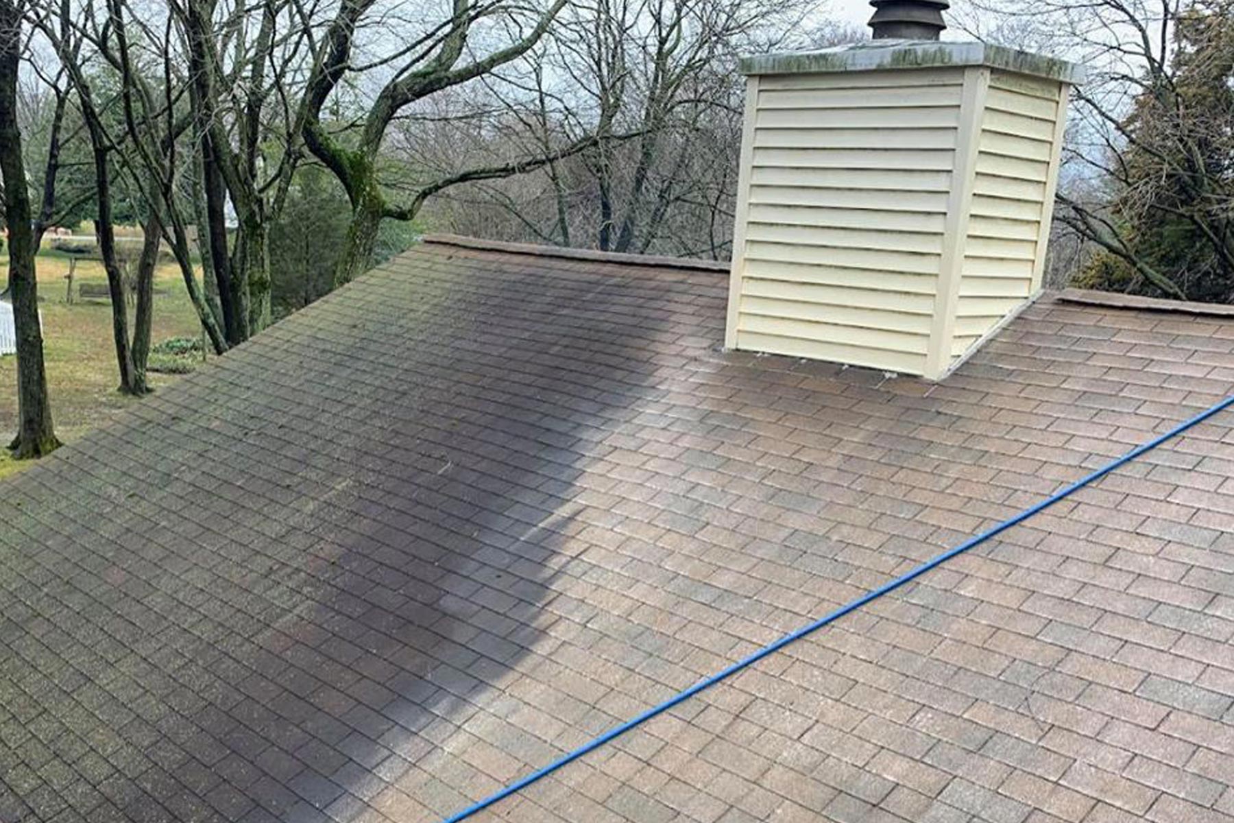Roof Soft Washing in Paramus