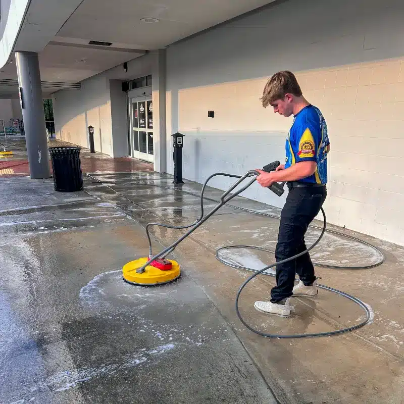View commercial pressure washing project in Fair Lawn